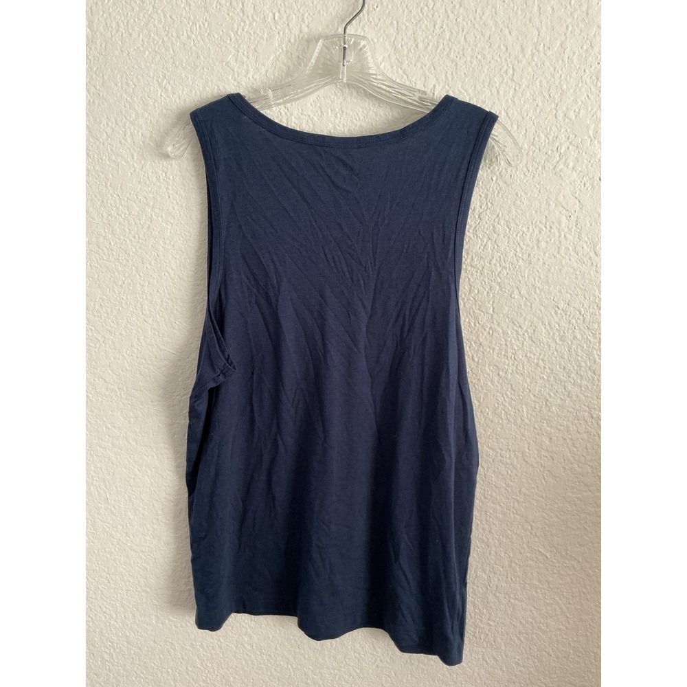 Athletic Works Tank Top Size M Blue Cove Sleeveless Activewear Crew Neck Mens - Picture 3 of 4